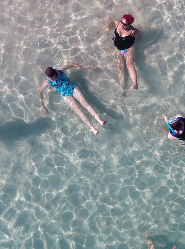 pink beach snorkeling day tour